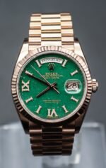 Rolex Day-Date. President. Rose. Aventurine. Green. 2024! 128235 - Image 3