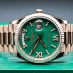 Rolex Day-Date. President. Rose. Aventurine. Green. 2024! 128235
