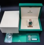 Rolex Day-Date. President. Rose. Aventurine. Green. 2024! 128235 - Image 9