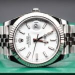 Rolex DateJust 41mm. White. 2025. Jubilee. Like New. 126334