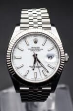 Rolex DateJust 41mm. White. 2025. Jubilee. Like New. 126334 - Image 3