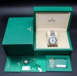 Rolex DateJust 41mm. White. 2025. Jubilee. Like New. 126334 - Image 9