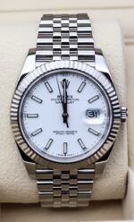 Rolex DateJust 41mm. White. 2022. Jubilee. Excellent. 126334 - Image 2
