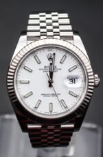Rolex DateJust 41mm. White. 2022. Jubilee. Excellent. 126334 - Image 3