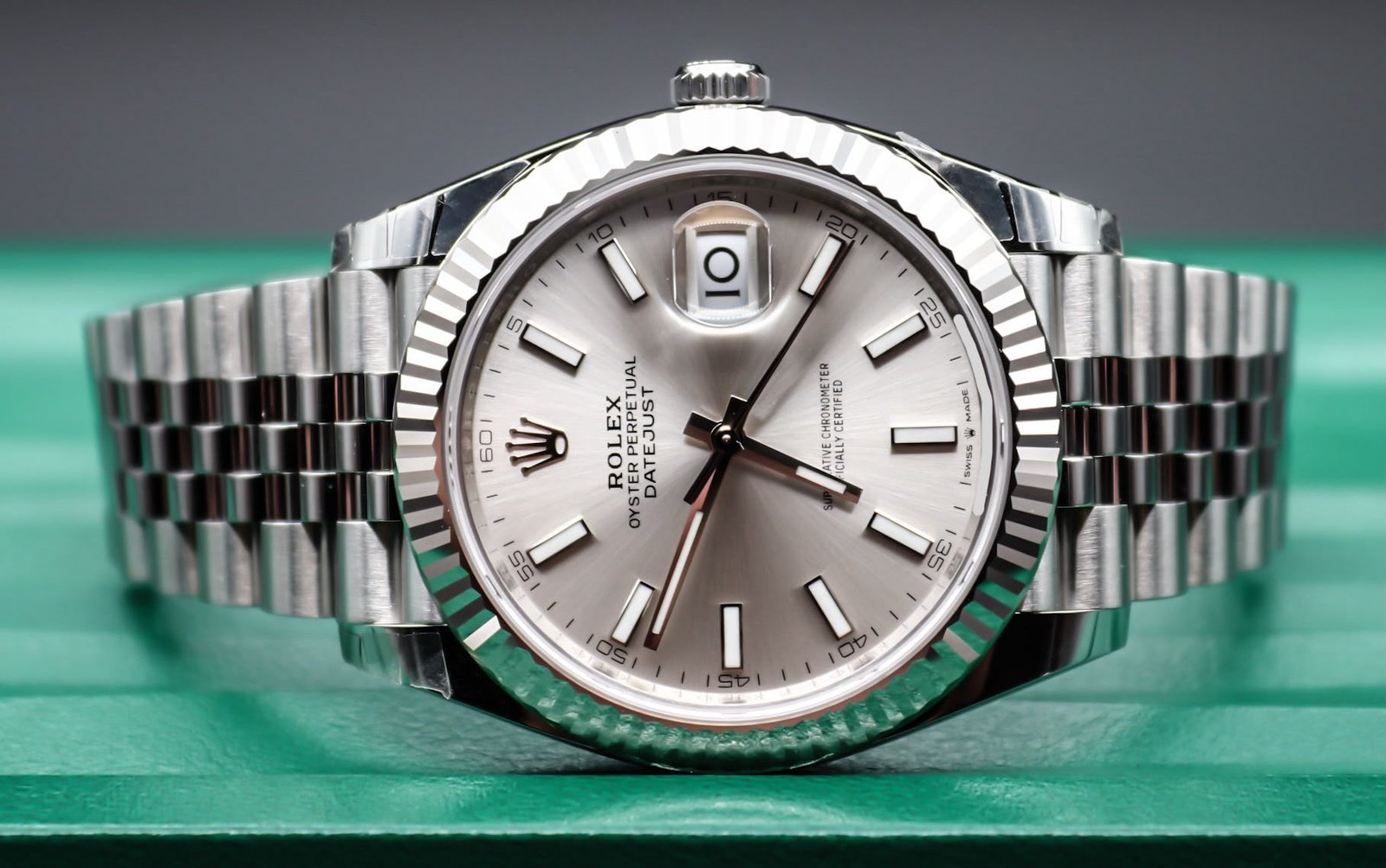 WhatsApp Image 2026-06-08 at 8.22.25 AM (2) Rolex DateJust 41mm. Silver. May 2026. Jubilee. NEW! 126334 - Image 1