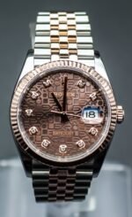 Rolex DJ. 36mm. Rolex certified. Rare Motif dial! 126231 - Image 2