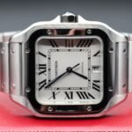 Cartier Santos. Large. White. WSSA0018