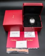 Cartier Santos. Large. White. WSSA0018 - Image 9