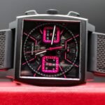 Tag Heuer Monaco Chrono. Pink. Complete. CBL218B.FT6236