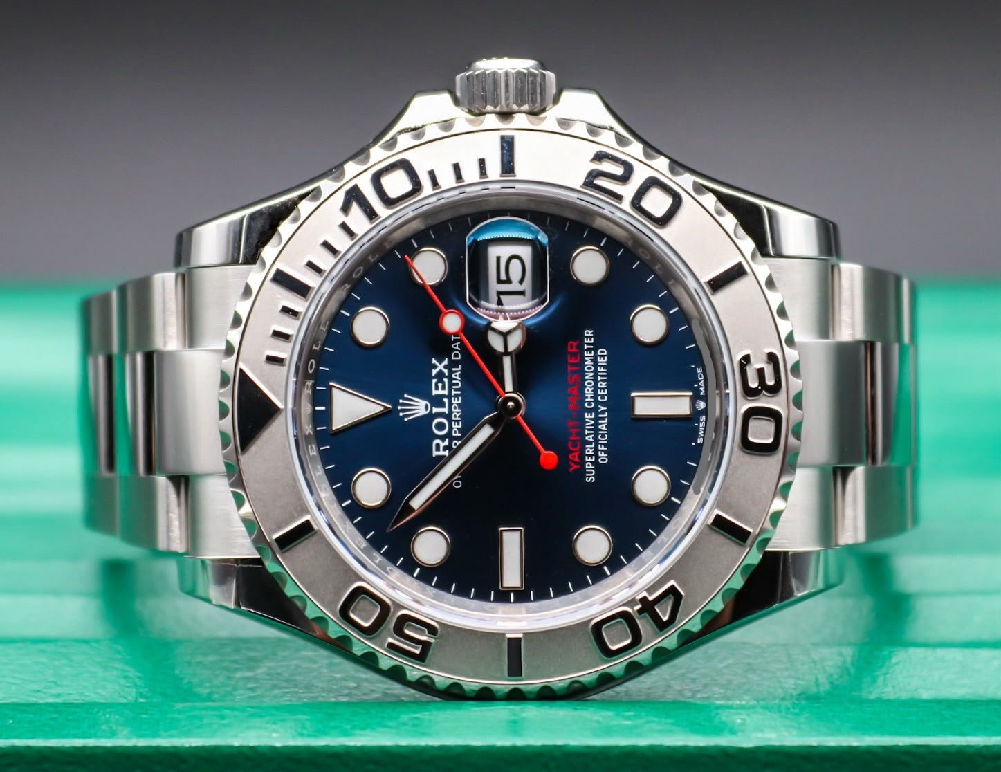 WhatsApp Image 2026-09-28 at 10.39.39 AM Rolex Yachtmaster. Blue dial. NEW! 2026! 126622 - Image 1